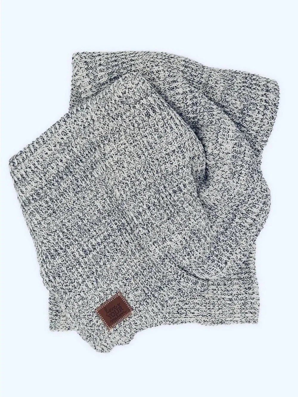 Love Your Melon Black Speckled 100% Cotton Blanket